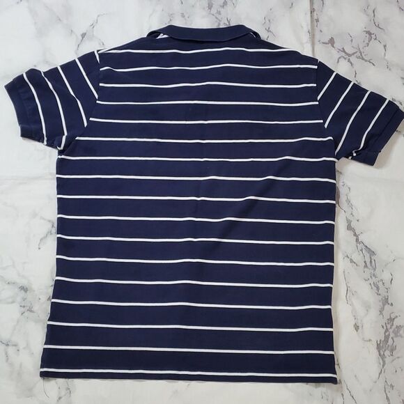 Polo Ralph Lauren Navy/White Striped Polo - Picture 4 of 4